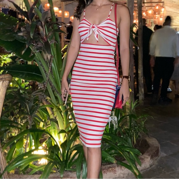 Cute vacation dress. Bodycon - Picture 4 of 4